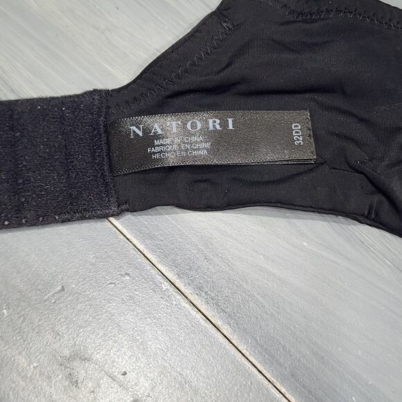 Natori Bra 32DD Pure Luxe Full Fit Contour T Shirt‎ Bra Style 732080 Black - Picture 5 of 5